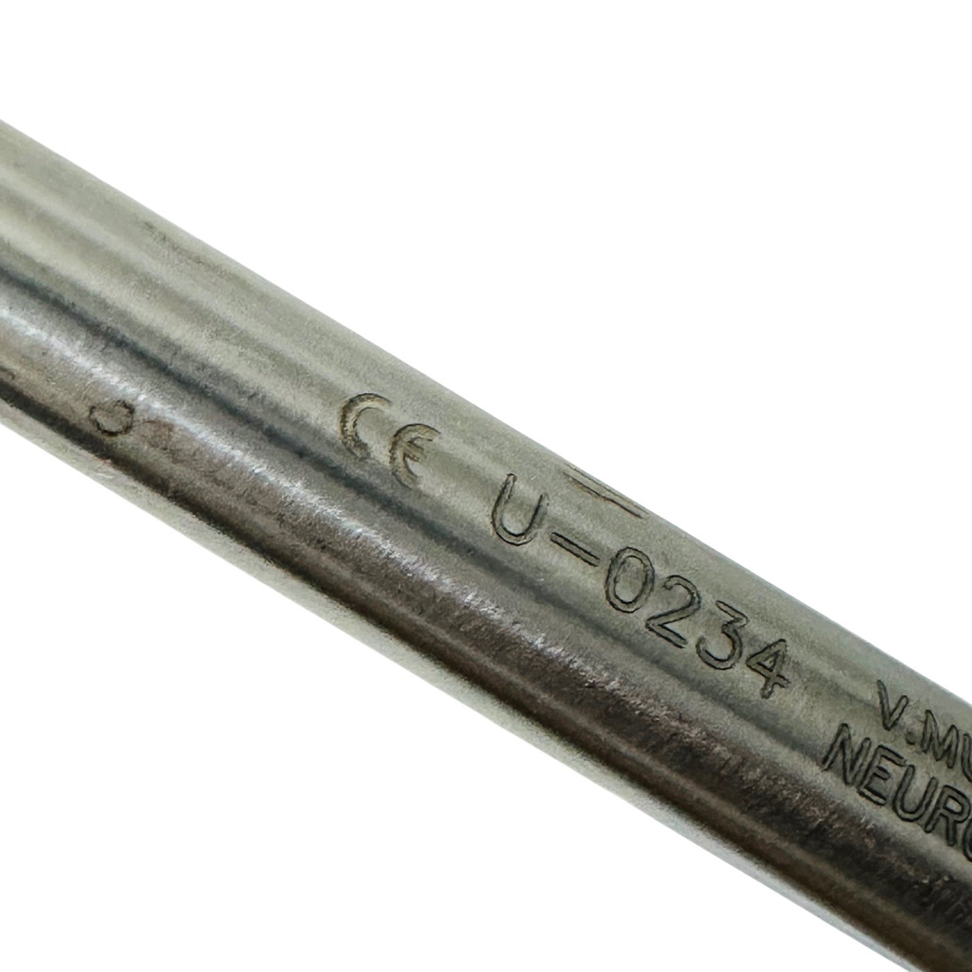 V. Mueller U-0234 Chroma-Line Straight Micro Curette Cup #5, 13-3/4in Instrument