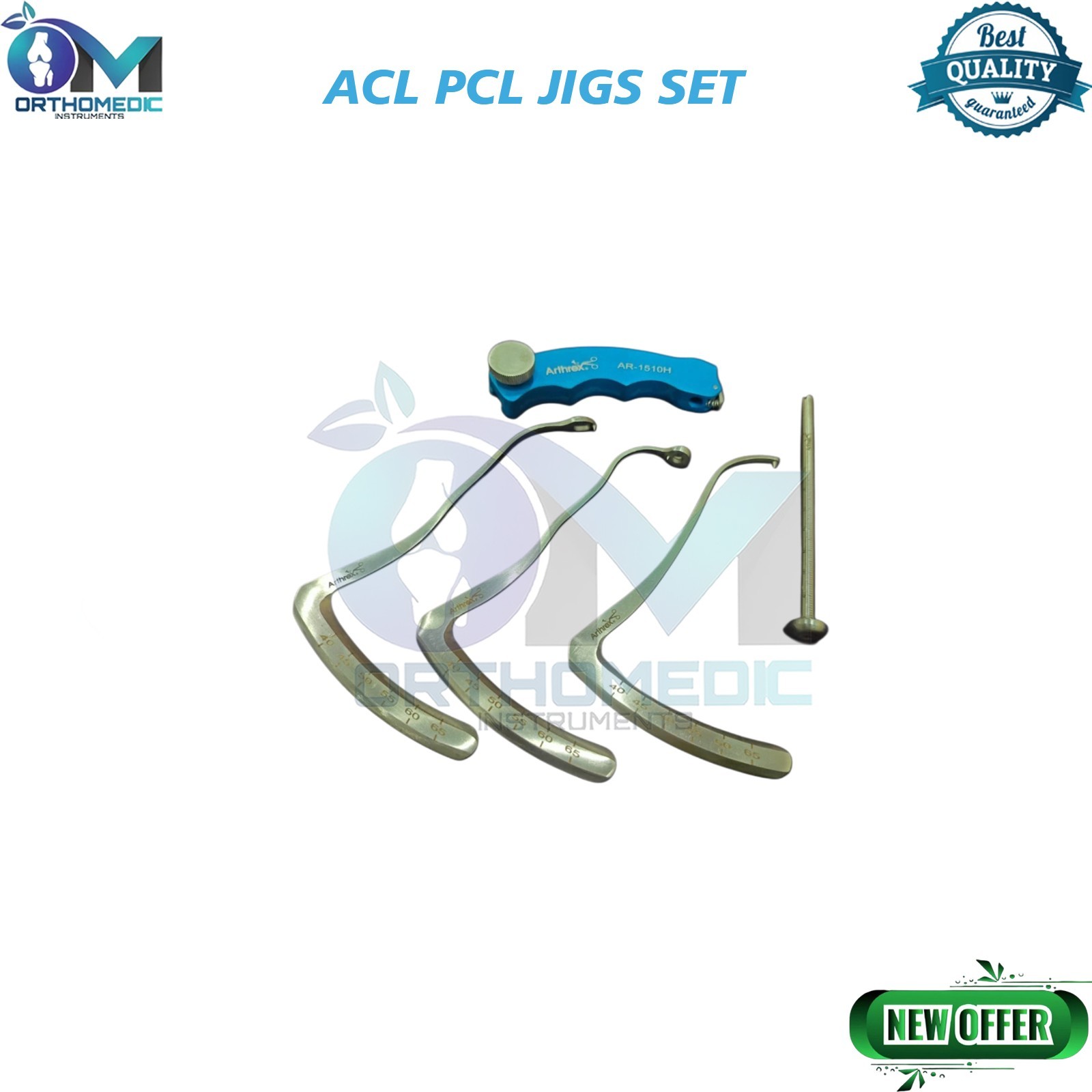 Arthrex AR-1510H ACL PCL Jigs 5pcs Instrument Set