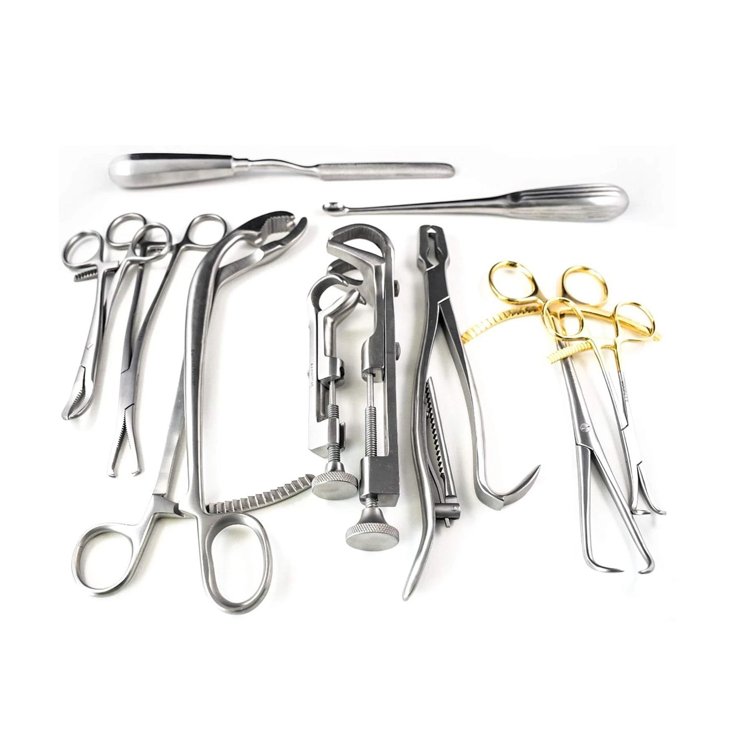 Assorted Orthopedic Surgical 10 Instruments Custom Made Set