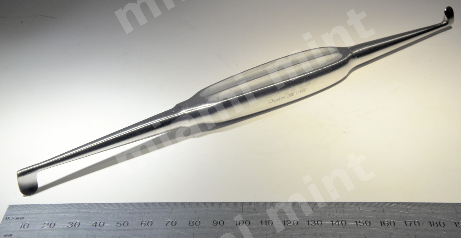 V. Mueller #CH130 Overholt Periosteal Elevator Double-Ended 10 ⅝” Surgical