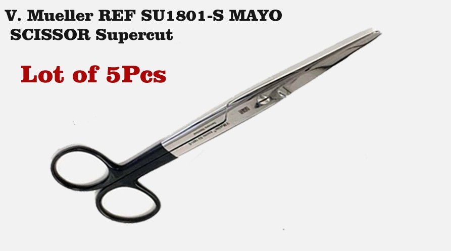 V. Mueller REF SU1801-S MAYO SCISSOR Supercut SET OF 5 Dissecting Straight