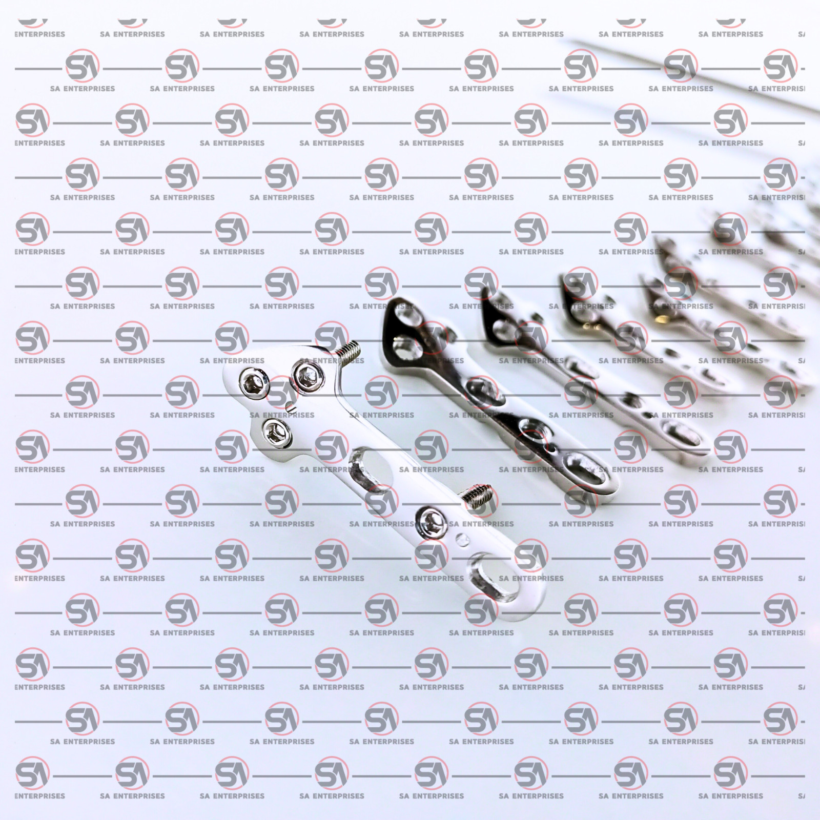 Veterinary TPLO 2.7mm Locking Plates Medium Large L/R & LCP Screws 64 Pcs Set