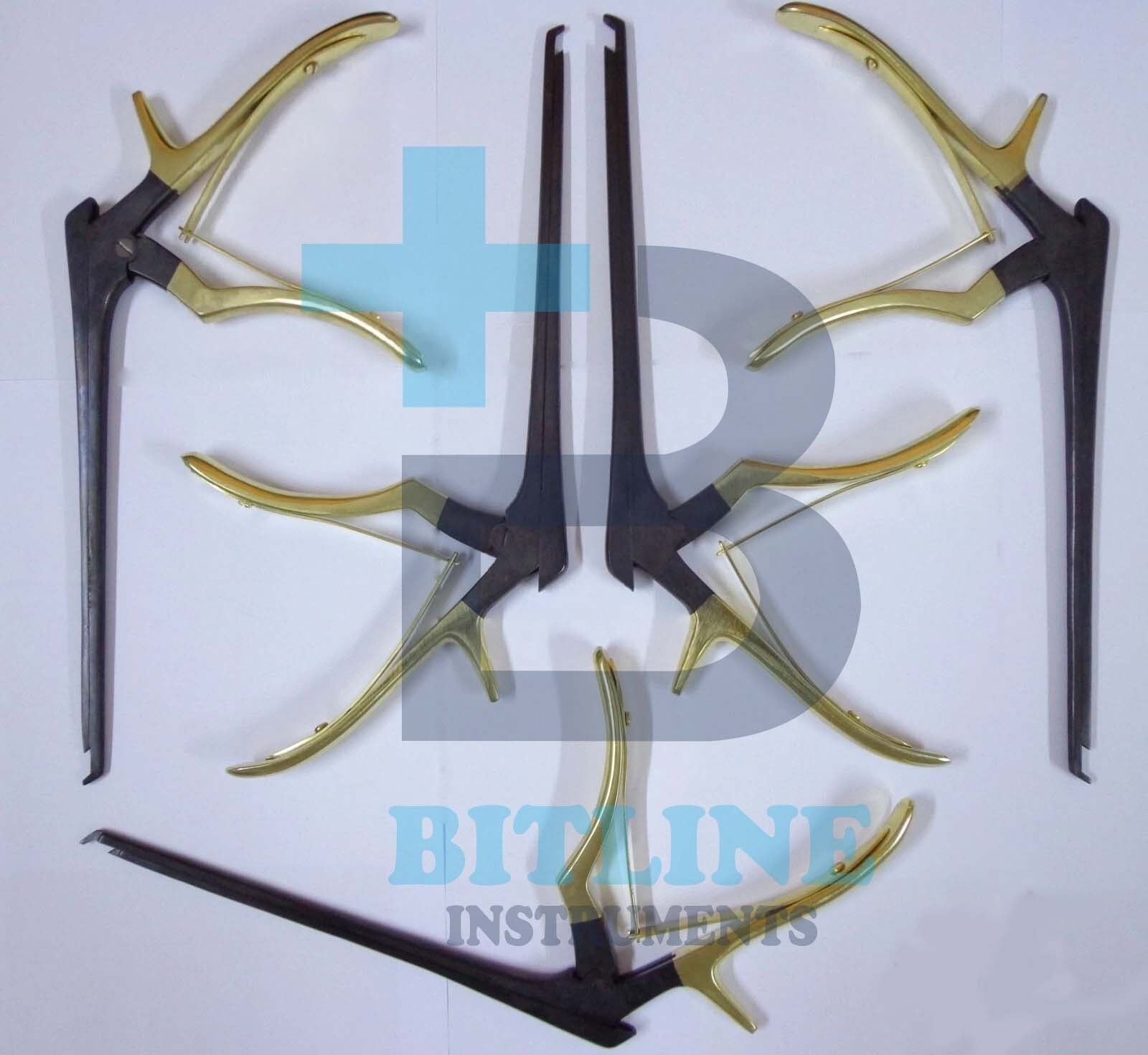 Kerrison Rongeurs Set of 5 PCs (1 to 5mm) Cervical Orthopedic 7 Inches Neuro Kit