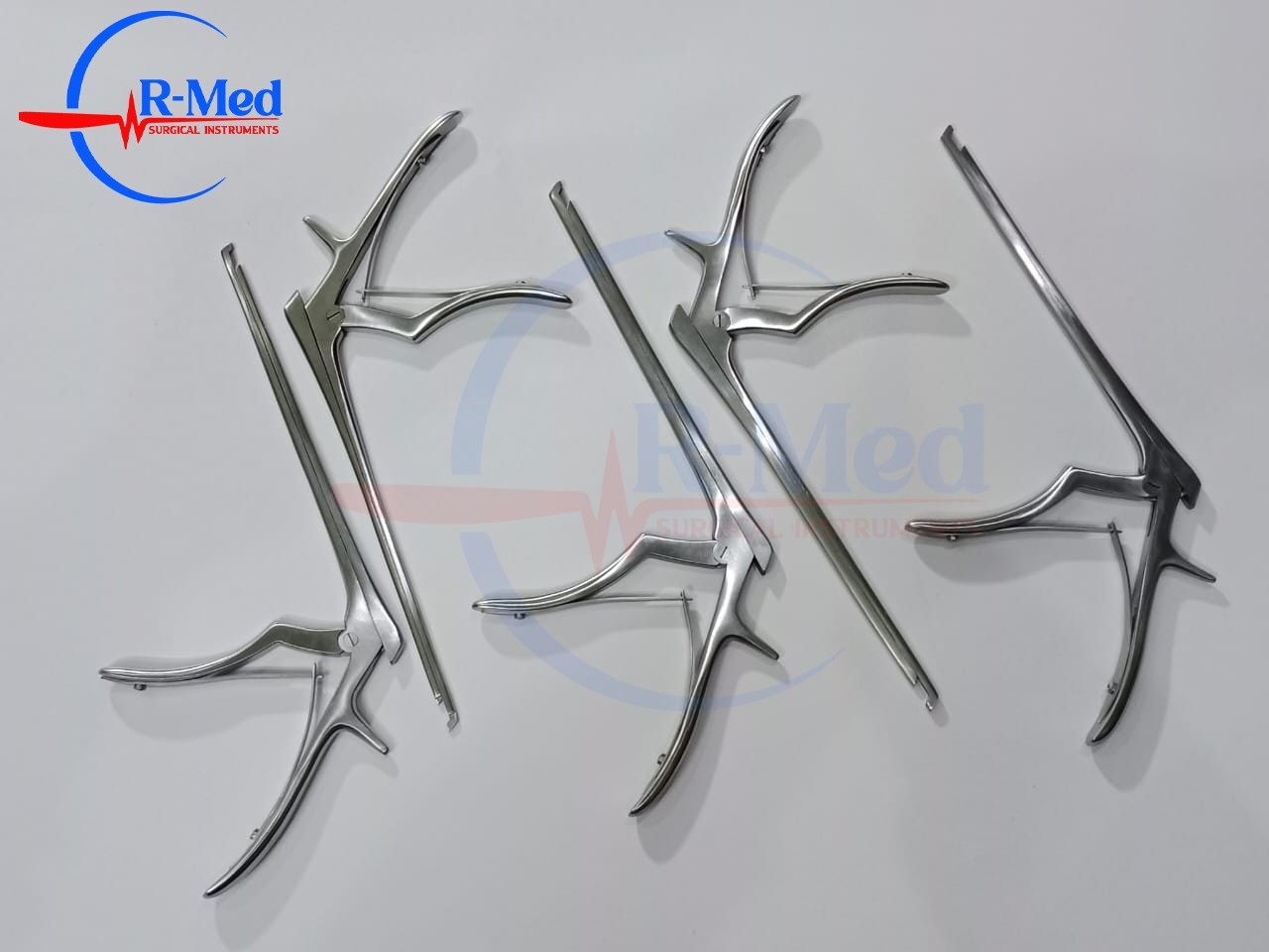 Kerrison Rongeurs 8″ Set 5 PC 1mm 2mm 3mm 4mm 5mm Cervical Orthopedic Instrument