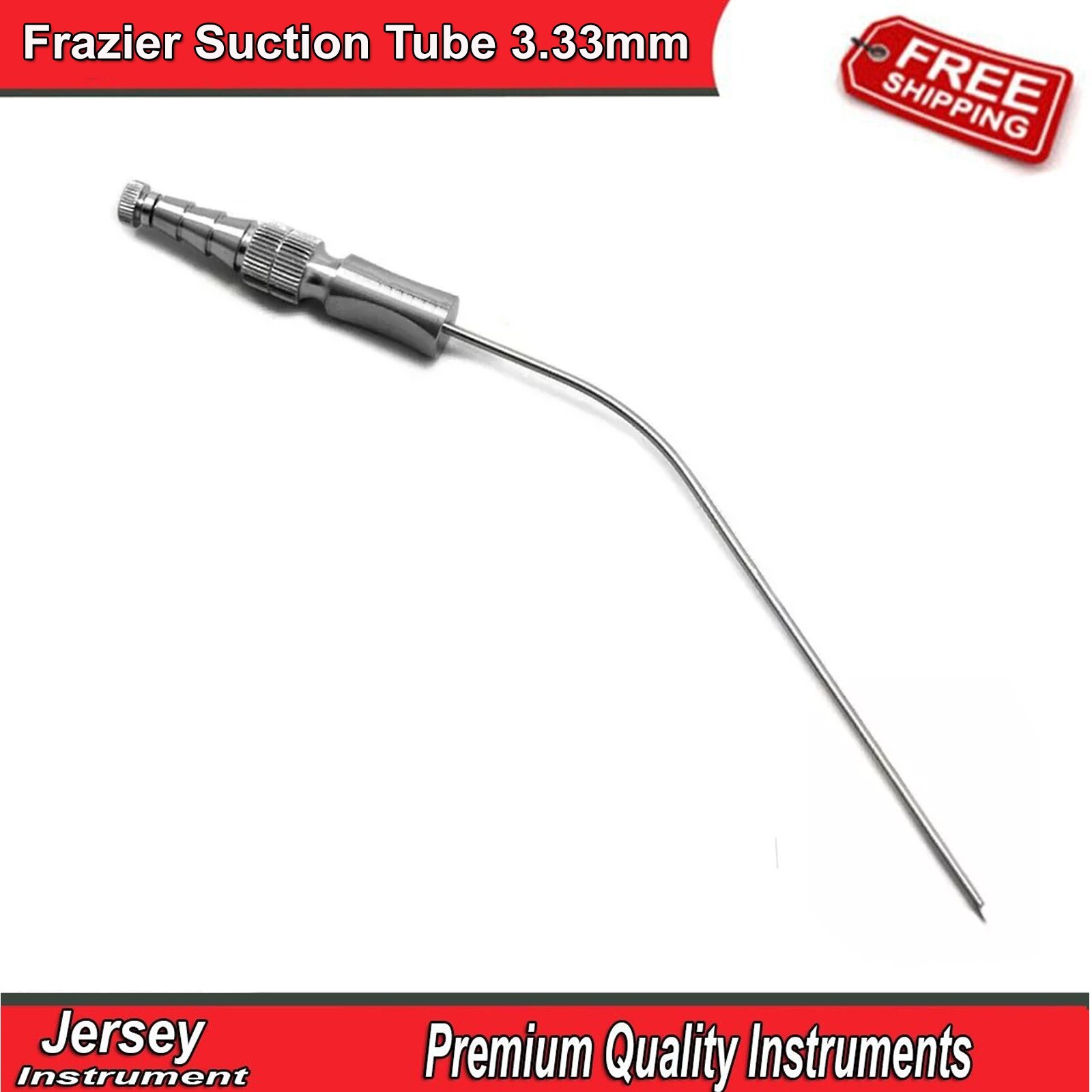 Dental Frazier Suction Tube 3.33mm Surgical Aspirator Diagnostic Instruments CE