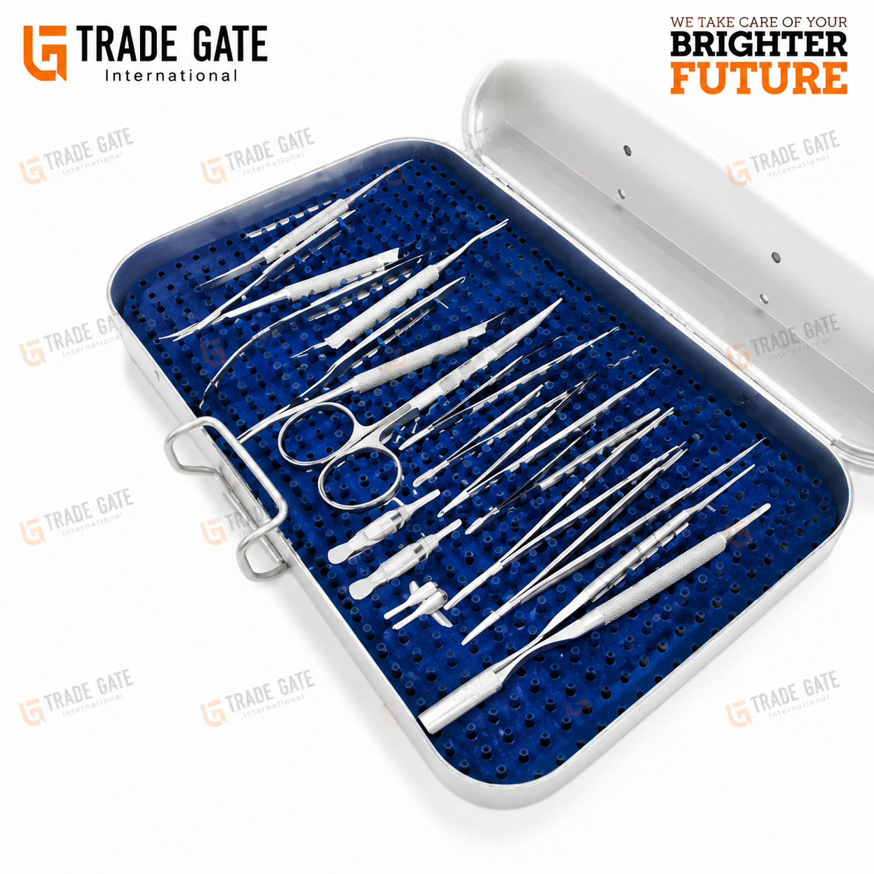 New Micro Hand Surgery Instrument Set Stainless Steel Surgical Kit With Case