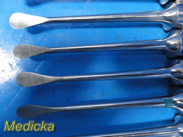 10X Jarit Assorted COBB Type Spinal Elevators; Overall Length 11″ ~ 35587