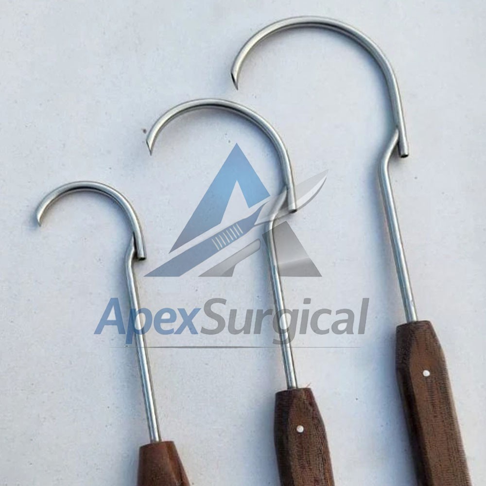Wire Passer Small Medium Large Fiber Handle Set of 3 Pcs Orthopedic Instruments