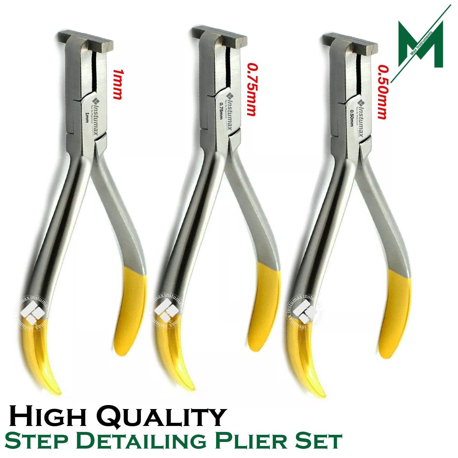 Orthodontic Step Pliers Detailing Arch Wire Bending Orthodontists Dental Tools