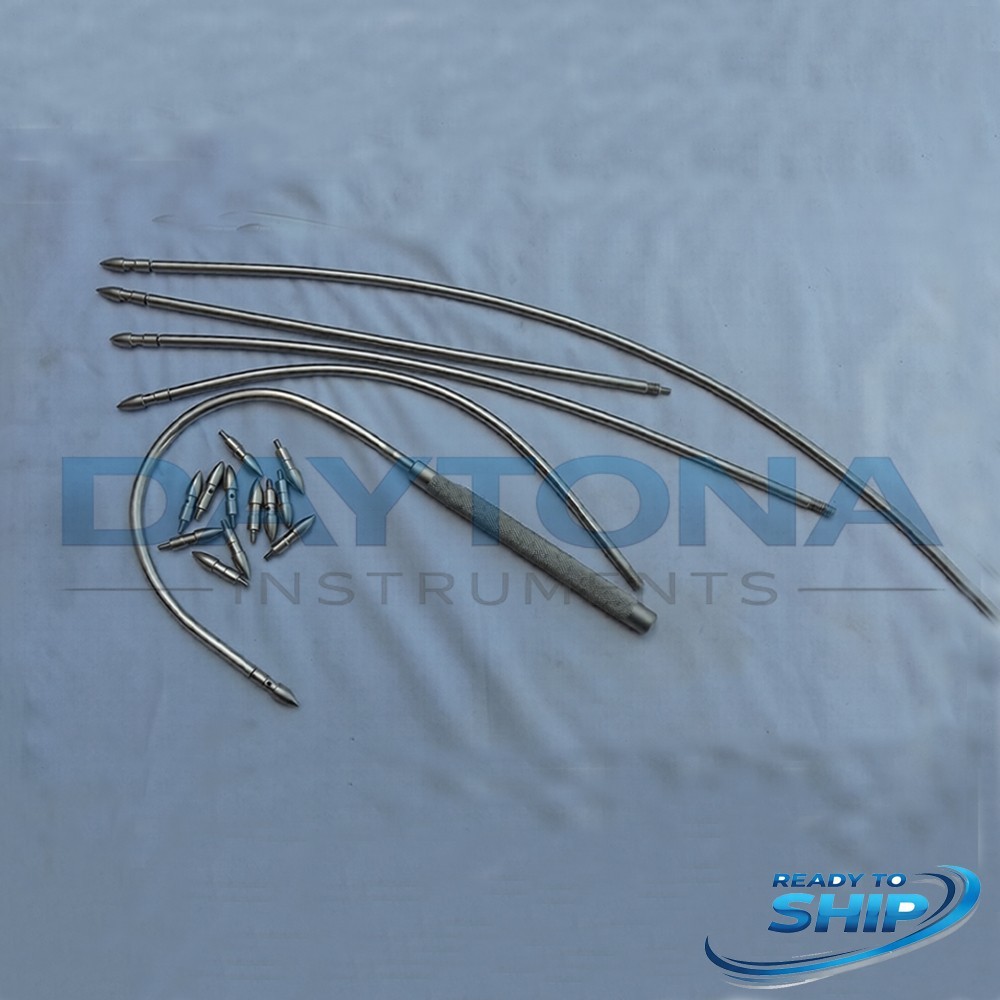 Vascular Set Fistula Tunneler Set of 17PCS Surgical Instruments