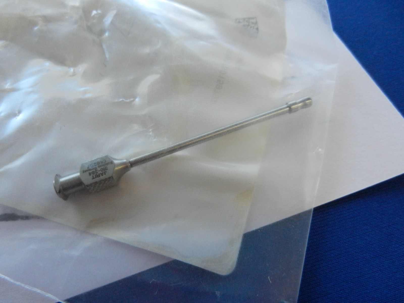 ***NEW*** Jarit 310-384 DeBakey Heparin Cannula 3.5mm Malleable Tip