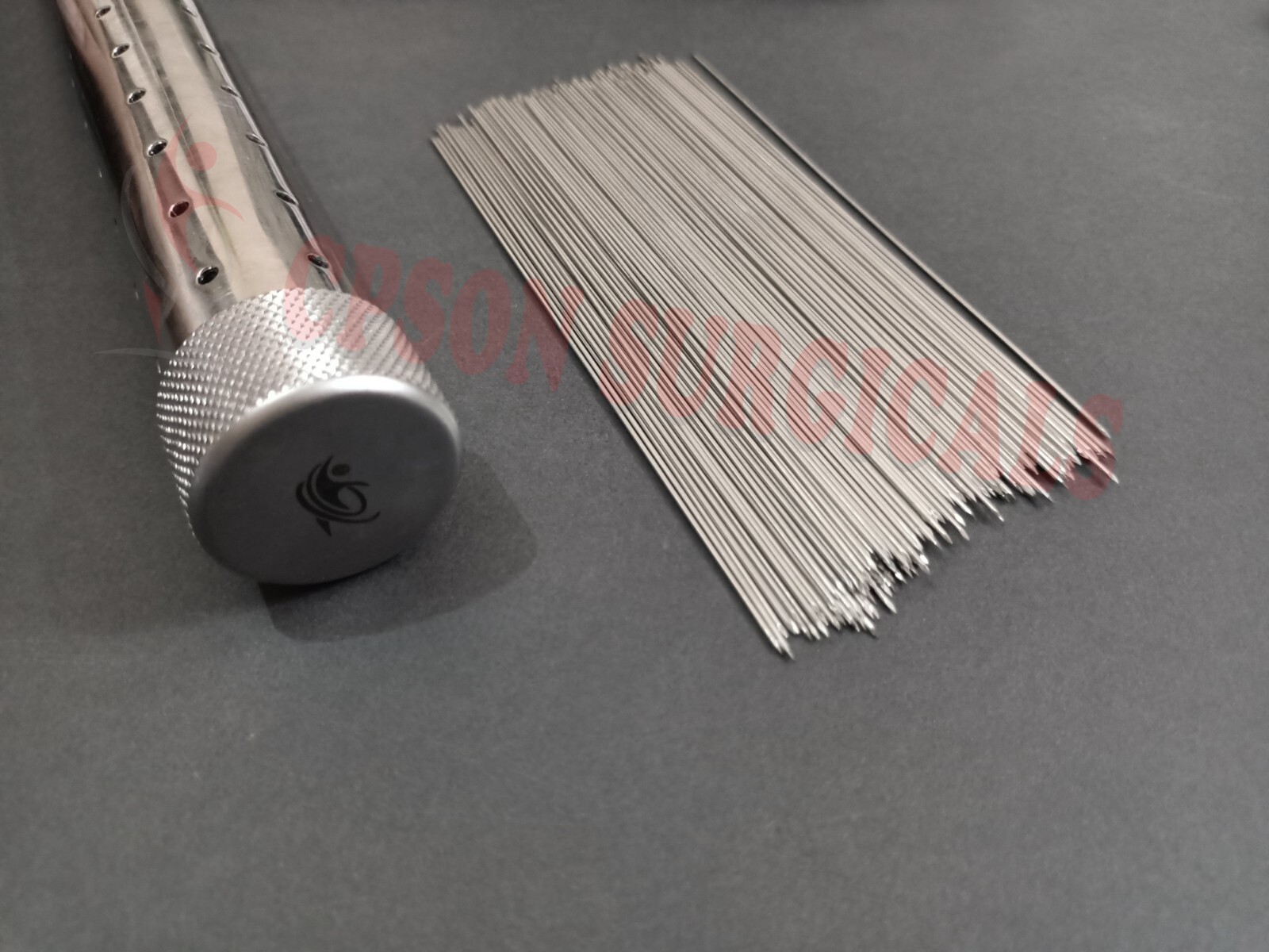 Double Ended K Wire Lot of 50 pcs with Container Surgical Instruments