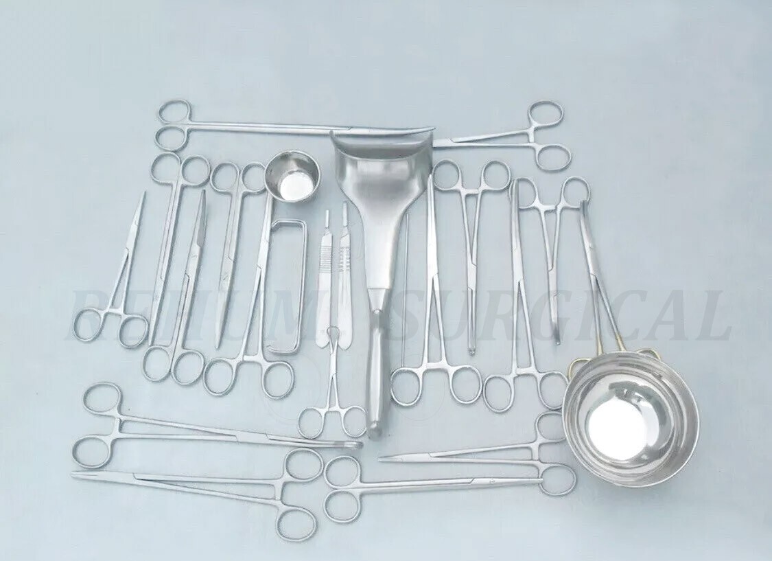 CESAREAN SET OF 24 PCS SURGICAL General Surgery instrument Set Excellent Quality
