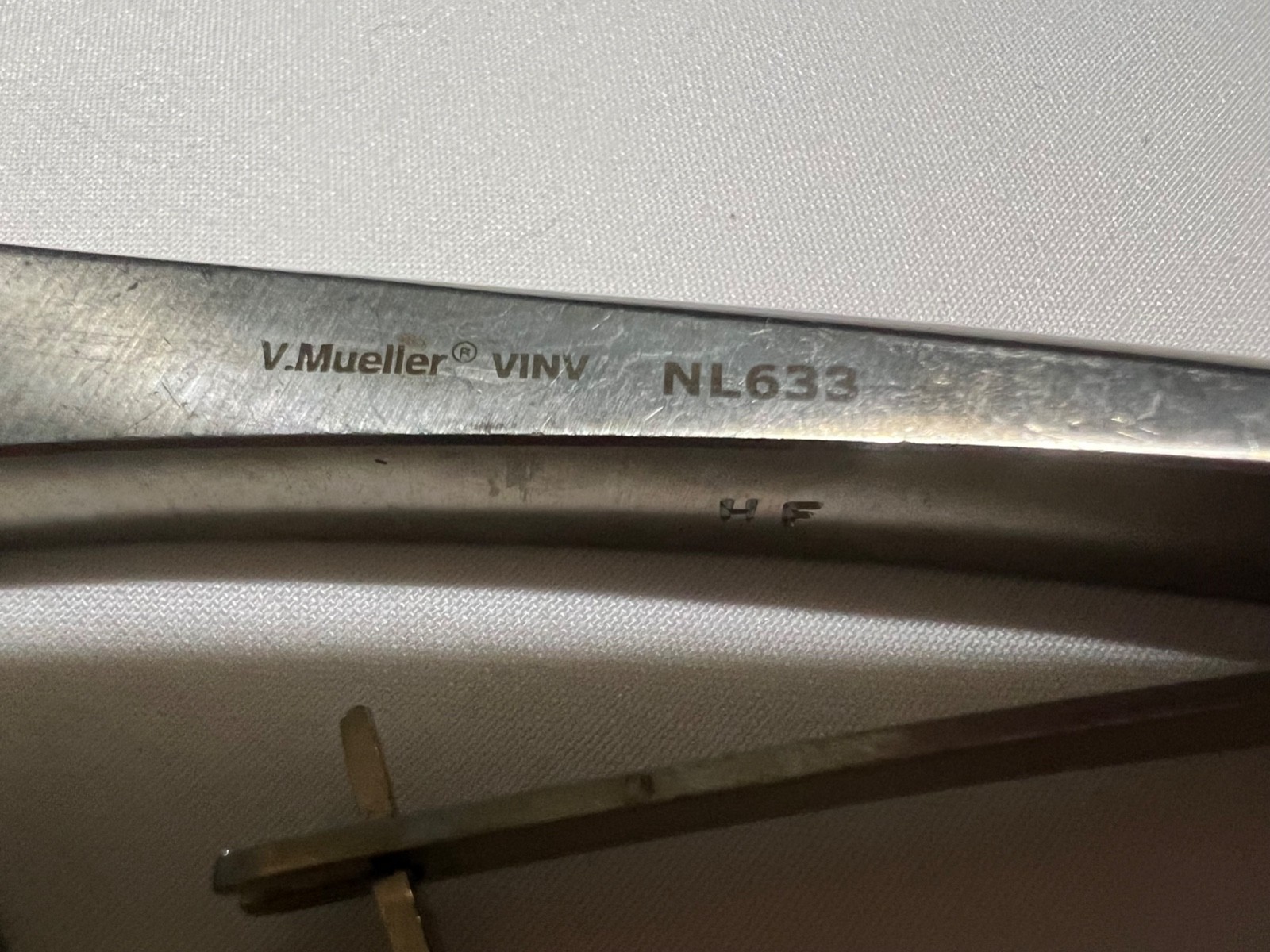V Mueller NL633 Leksell Rongeur Forceps 3mm x 13mm Double Action Slight Curve