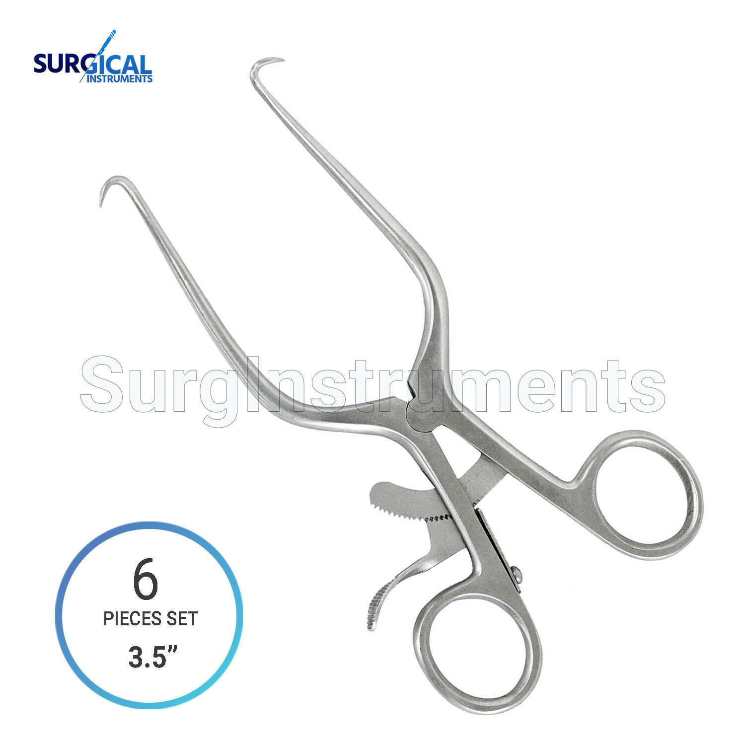 6 Pieces of Pediatric Gelpi Retractor 3.5″ Surgical Instruments German Grade
