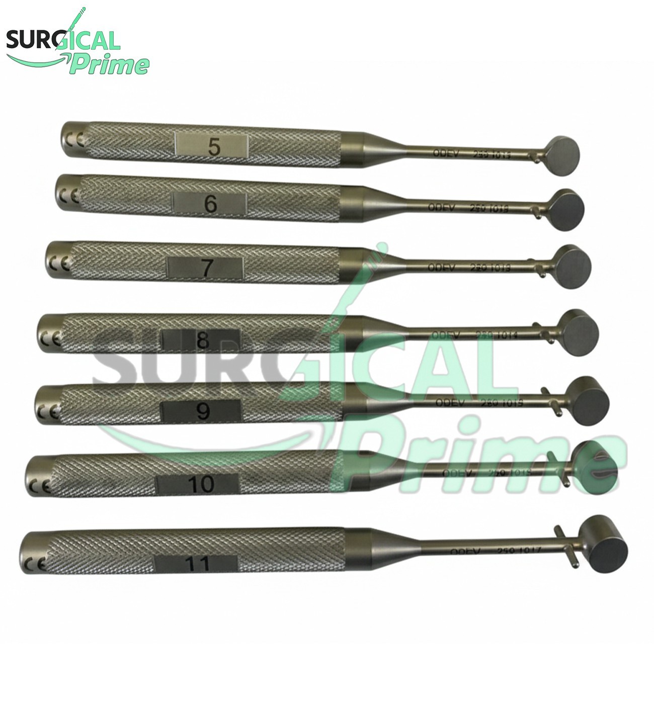 Set of 7 ODEV Trial Sizers Set 5mm-11mm x 7.5Neurology Orthopedics Spine