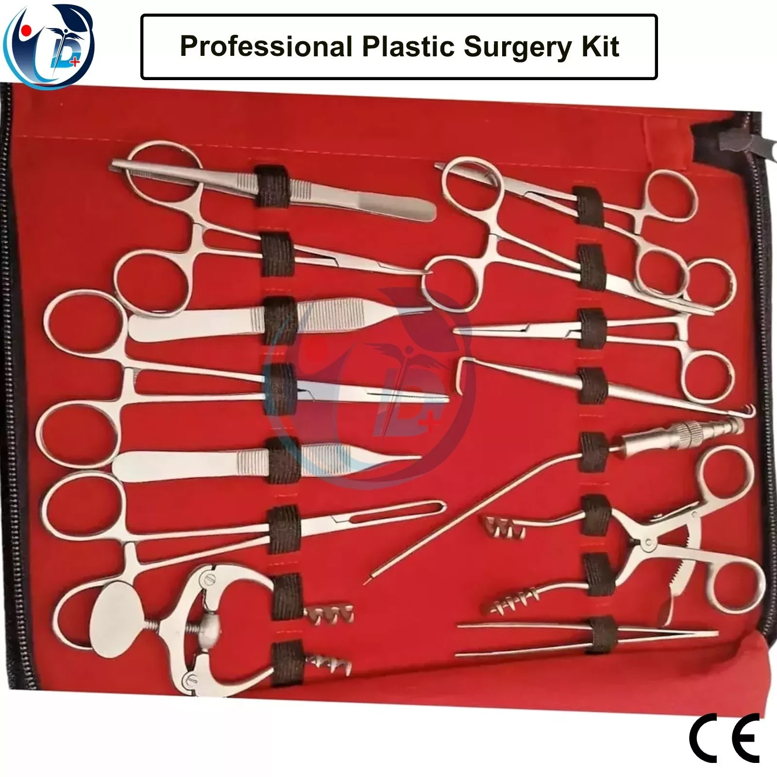 Professional Plastic Surgery Kit Surgical Instruments Set of 28 Pcs