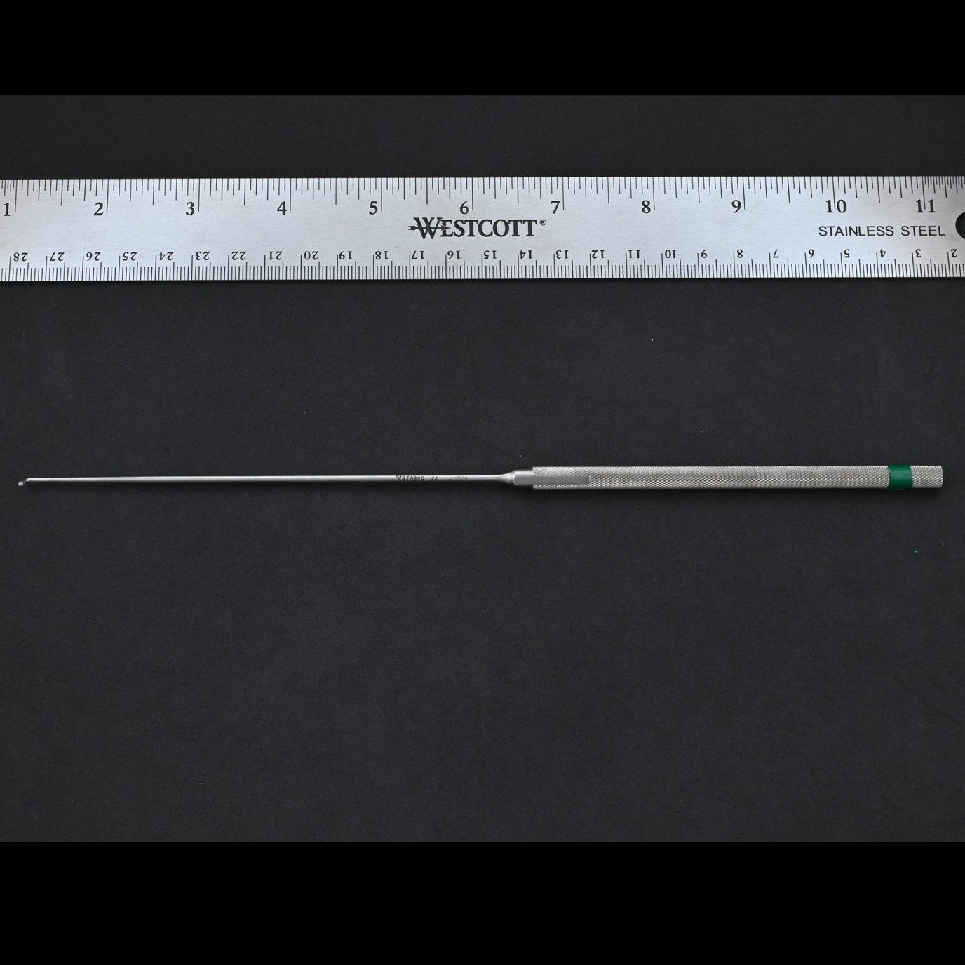 Aesculap BT089R Caspar Exploration Hook Probe 90° Medium Tip 9 5/8 in Surgical