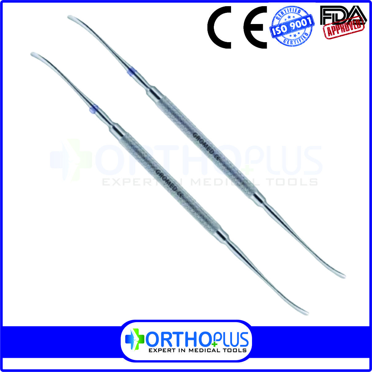 Gromed Freer Septum Periosteal Elevator – Double Ended 19cm (7½”) – Pack of 2pcs
