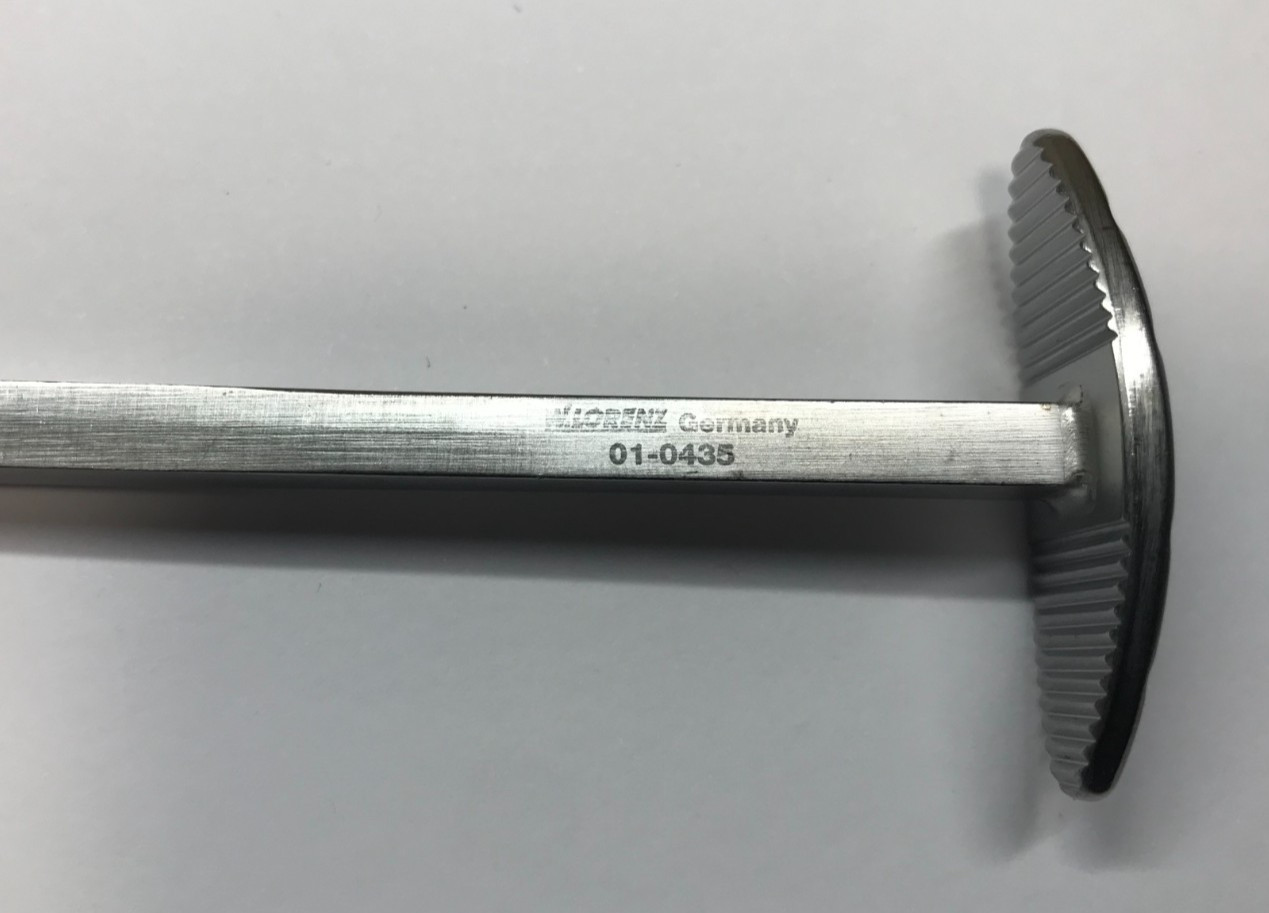 W. Lorenz 01-0434 01-0435 Dunn-Dautrey Spatula Osteotome 6mm 6.25″