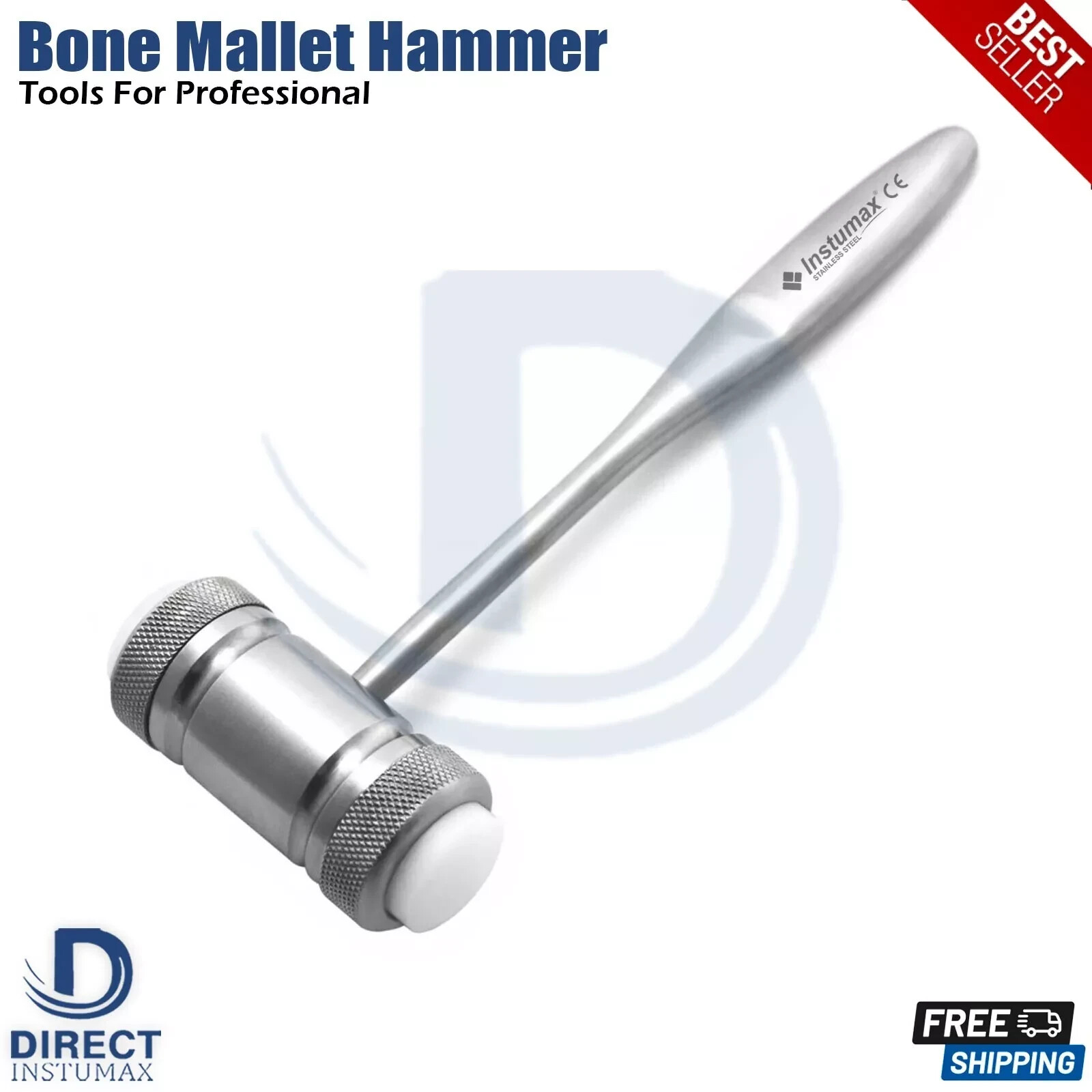 Mead Dental Mallet Hard Bone Lifting Hammer Surgical Orthodontics Instruments
