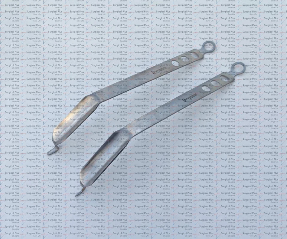 Modified Anterior Narrow & Wide Retractor Hip Arthroplasty Orthopedic Set of 2