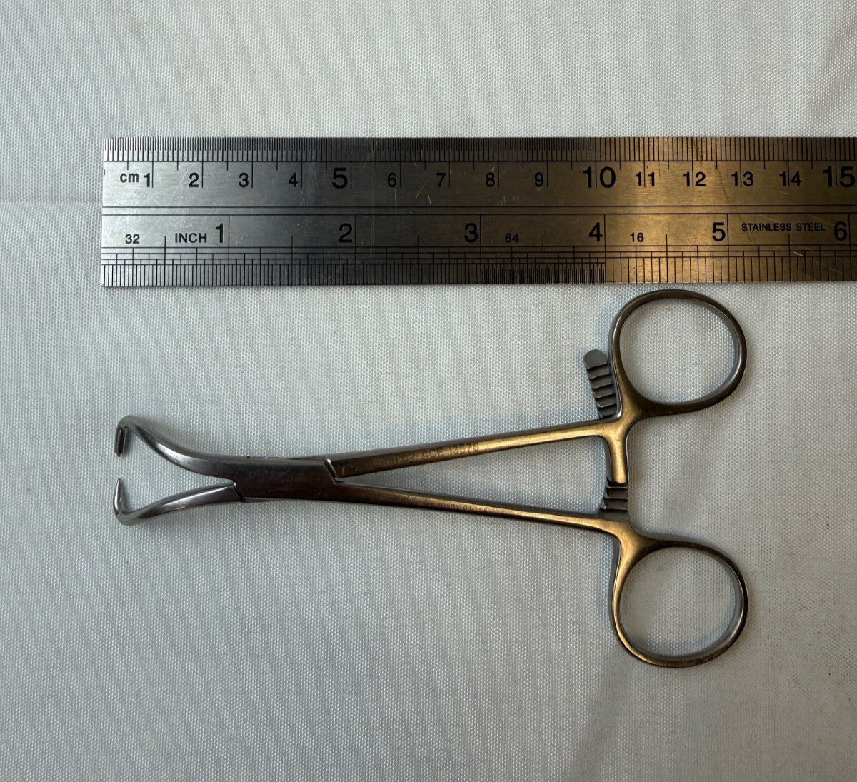 Ace 13576 Bone Reduction Forceps w/ Points Ratchet 130mm Orthopedics