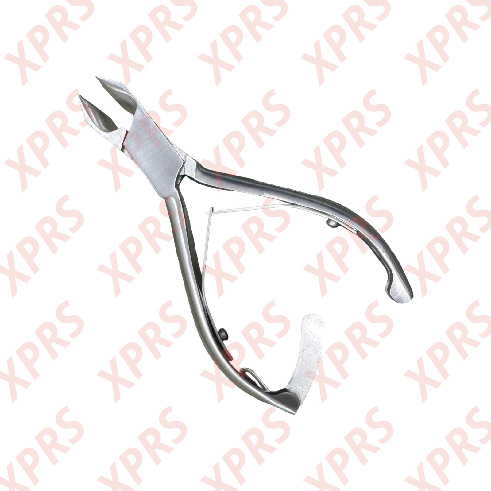 Set of 2 Nail Nipper with Lock, 4.5″, Concave Jaws, Double Spring