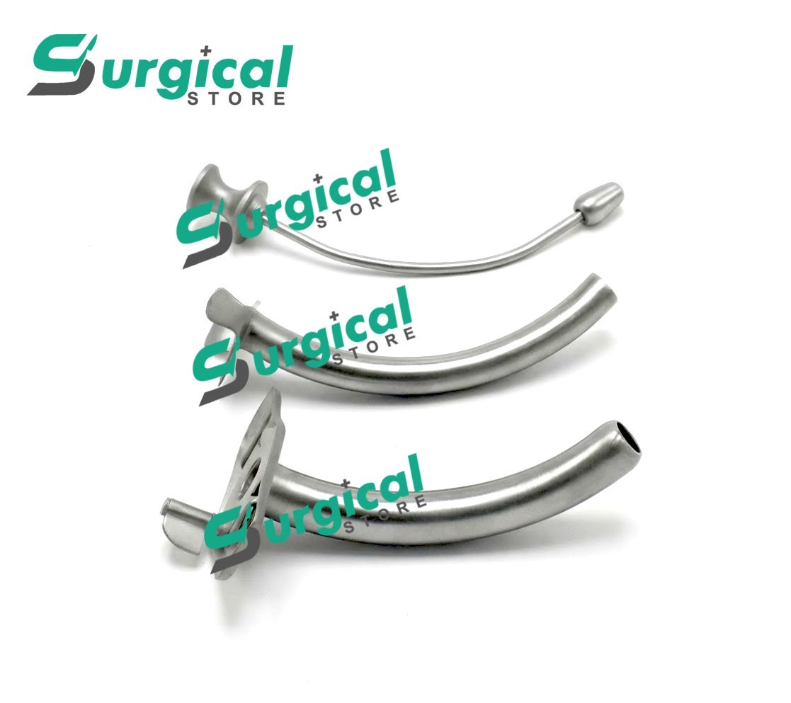 Jackson Tracheostomy Tracheal Tube 11mm 5PCs Set Steel Surgical ENT Instrument