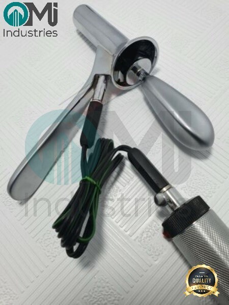 KELLY Hemorrhoid Proctoscope with Light Source Anoscope Rectal Proctoscope
