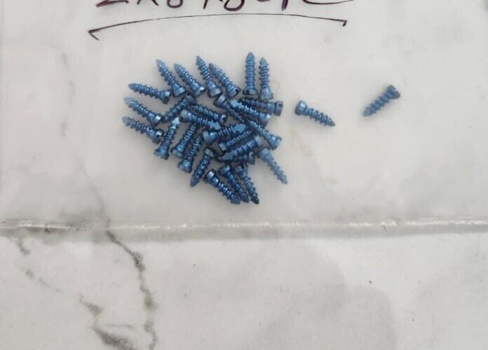 Veterinary Maxillofacial Screw 200pc cross head Tit.