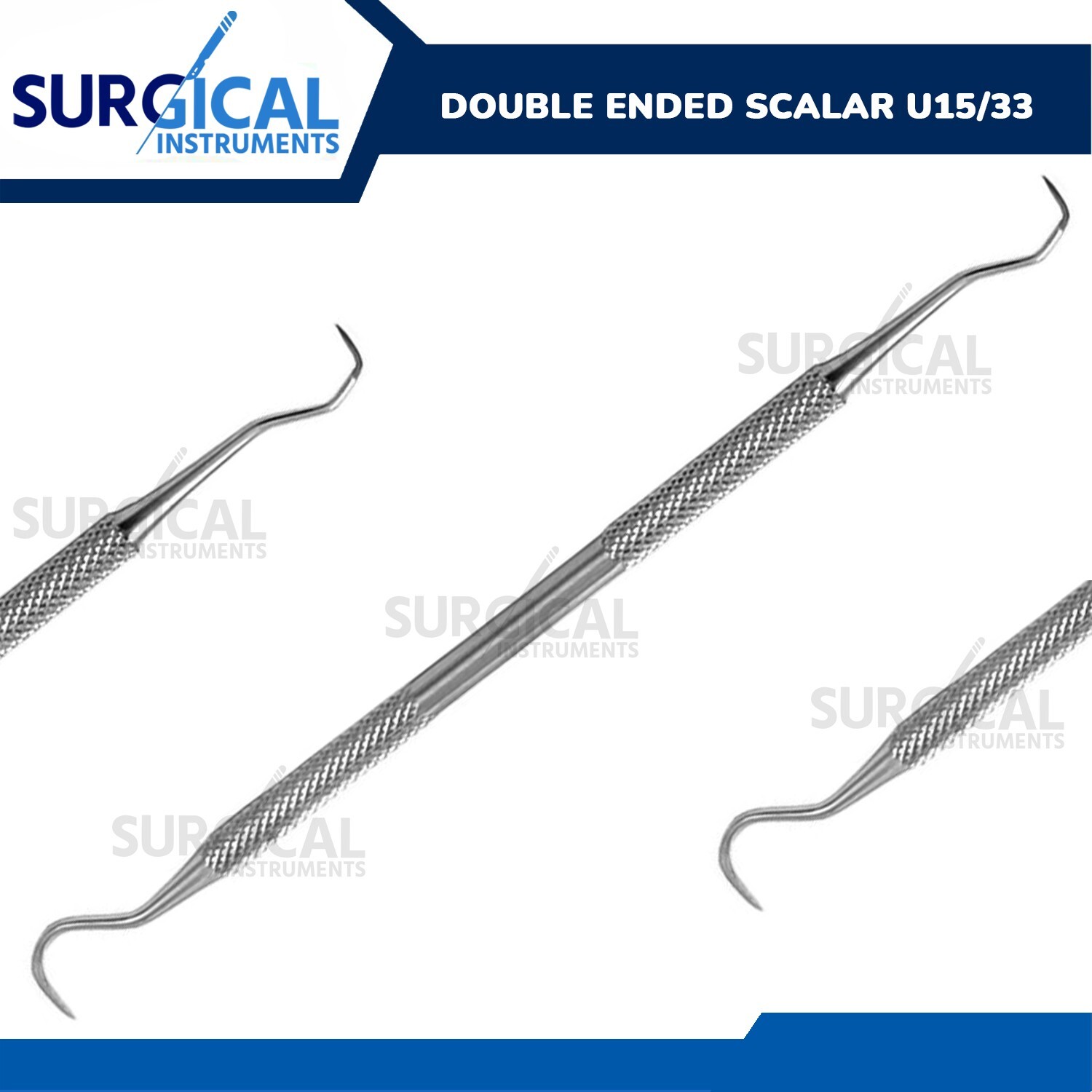 Double Ended Scalar U15/33 Dental Surgical Instrument German Grade