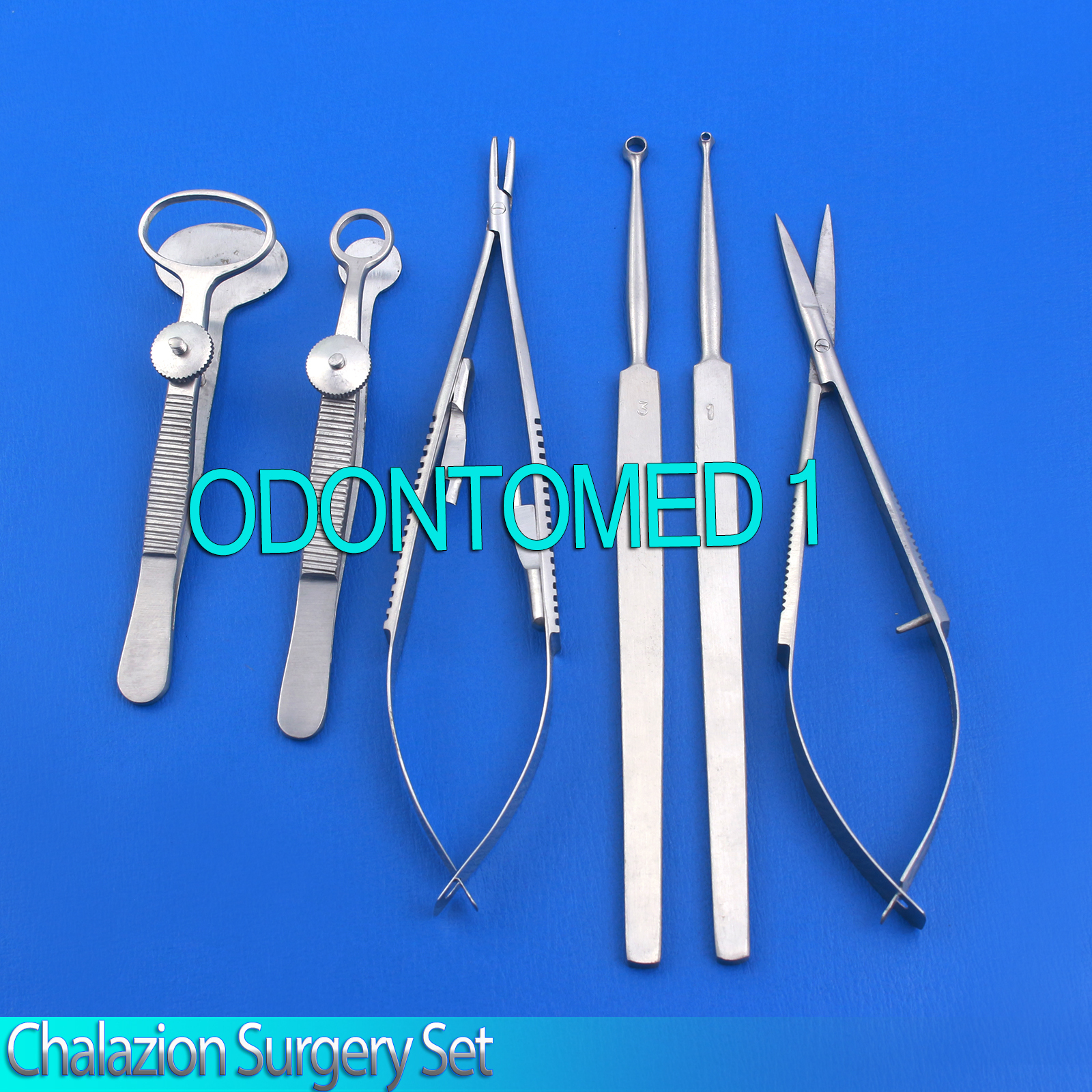 Chalazion Surgery Set Ophthalmic Surgical Instruments, 7 Pieces