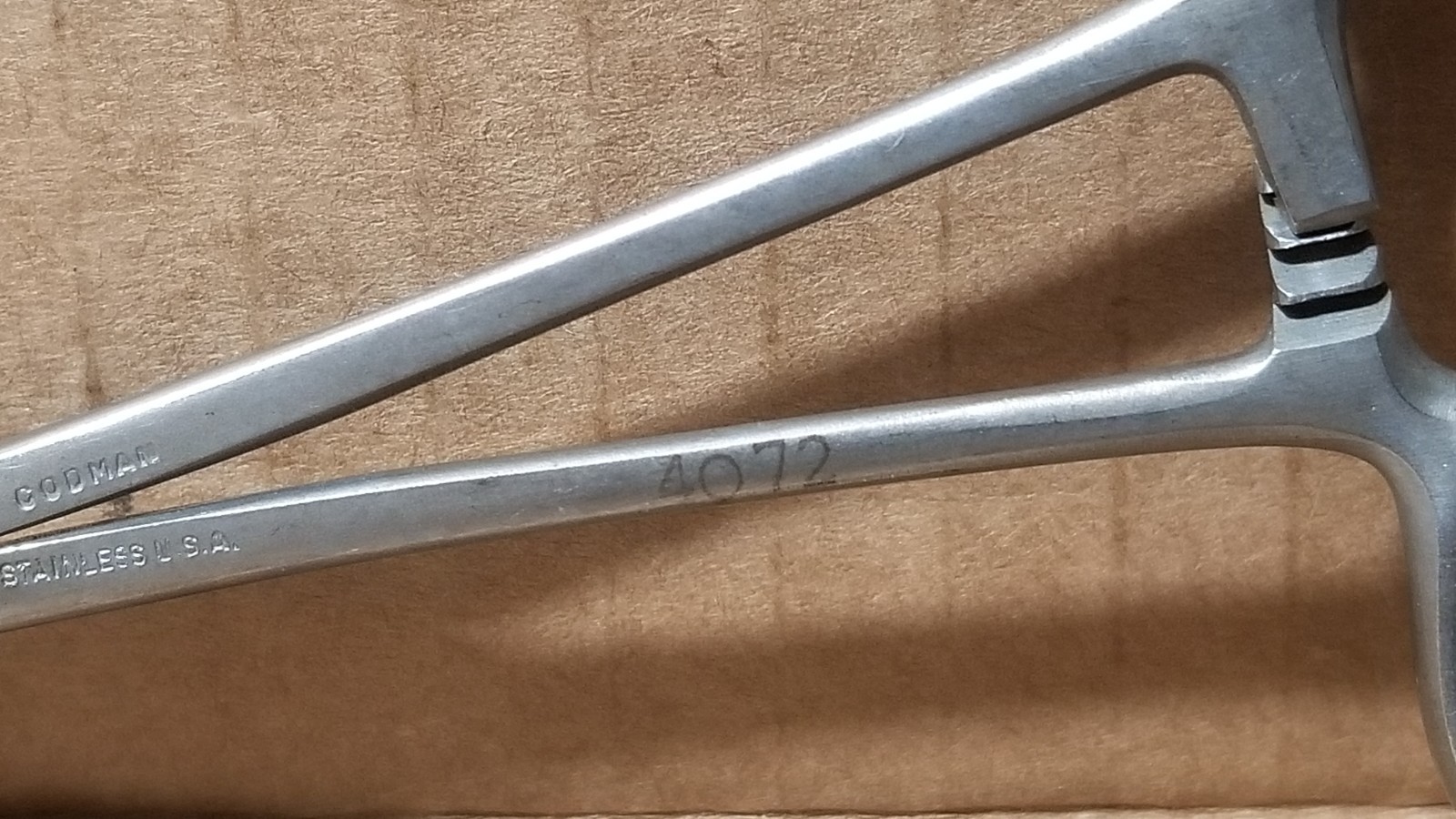Vintage Codman Classic 334-4071 Stainless USA Surgical Curved Forceps VGC