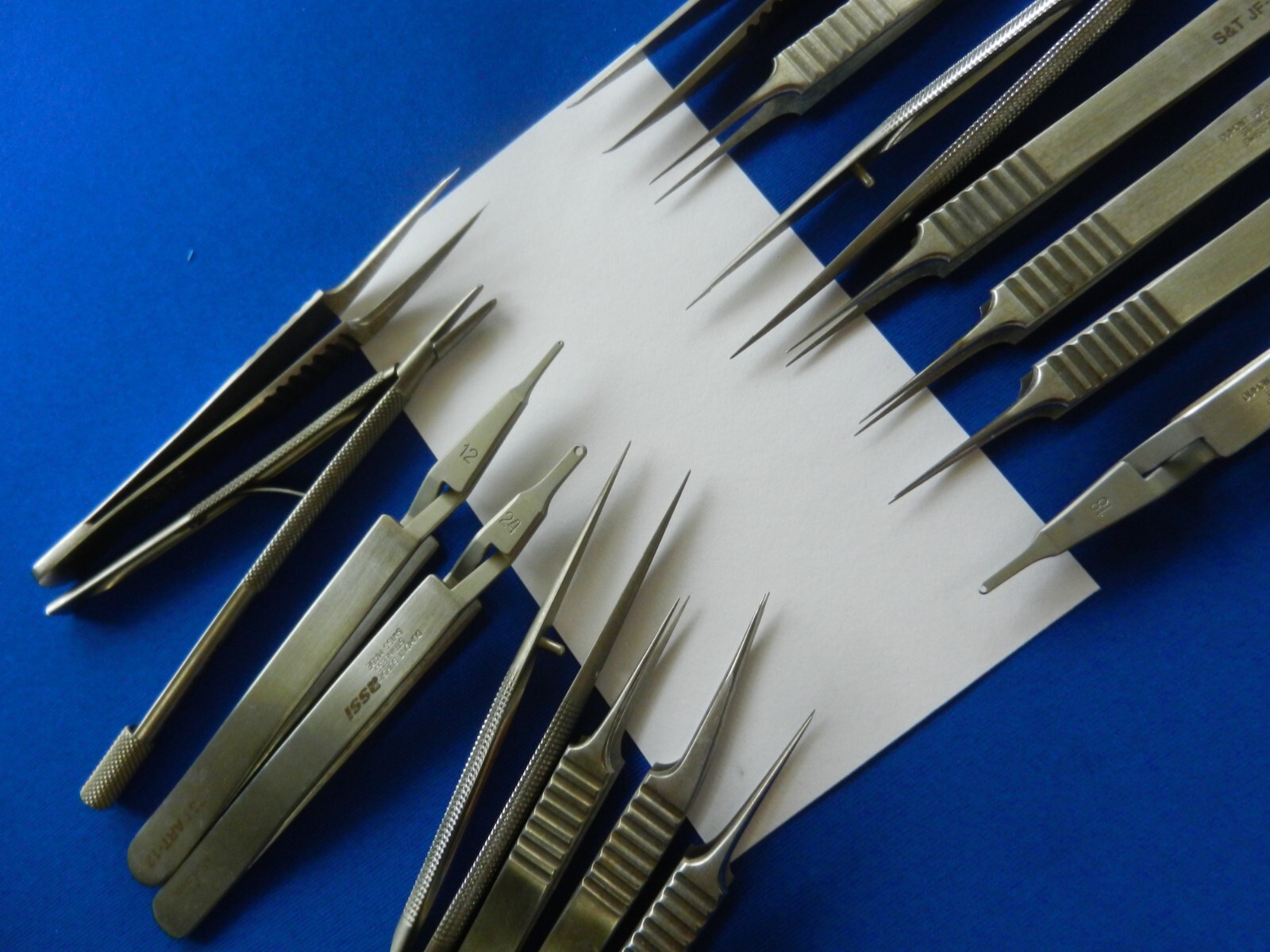 E1711 ASSI Surgical Set of Micro Ophthalmic Forceps