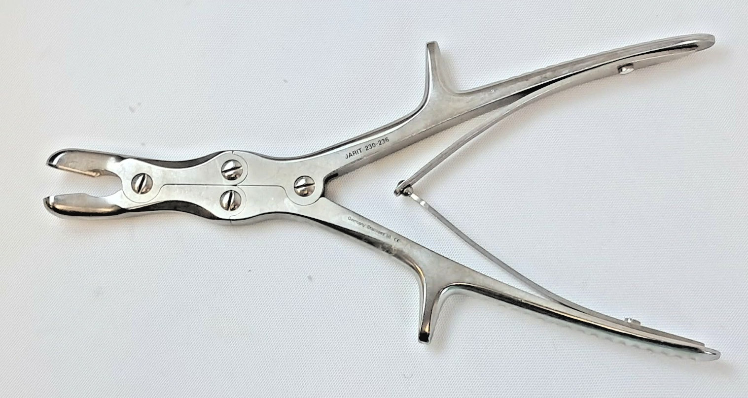 Jarit 230-236 Stille-Luer Rongeur 10″ Curved 10mm Double Action Orthopedic