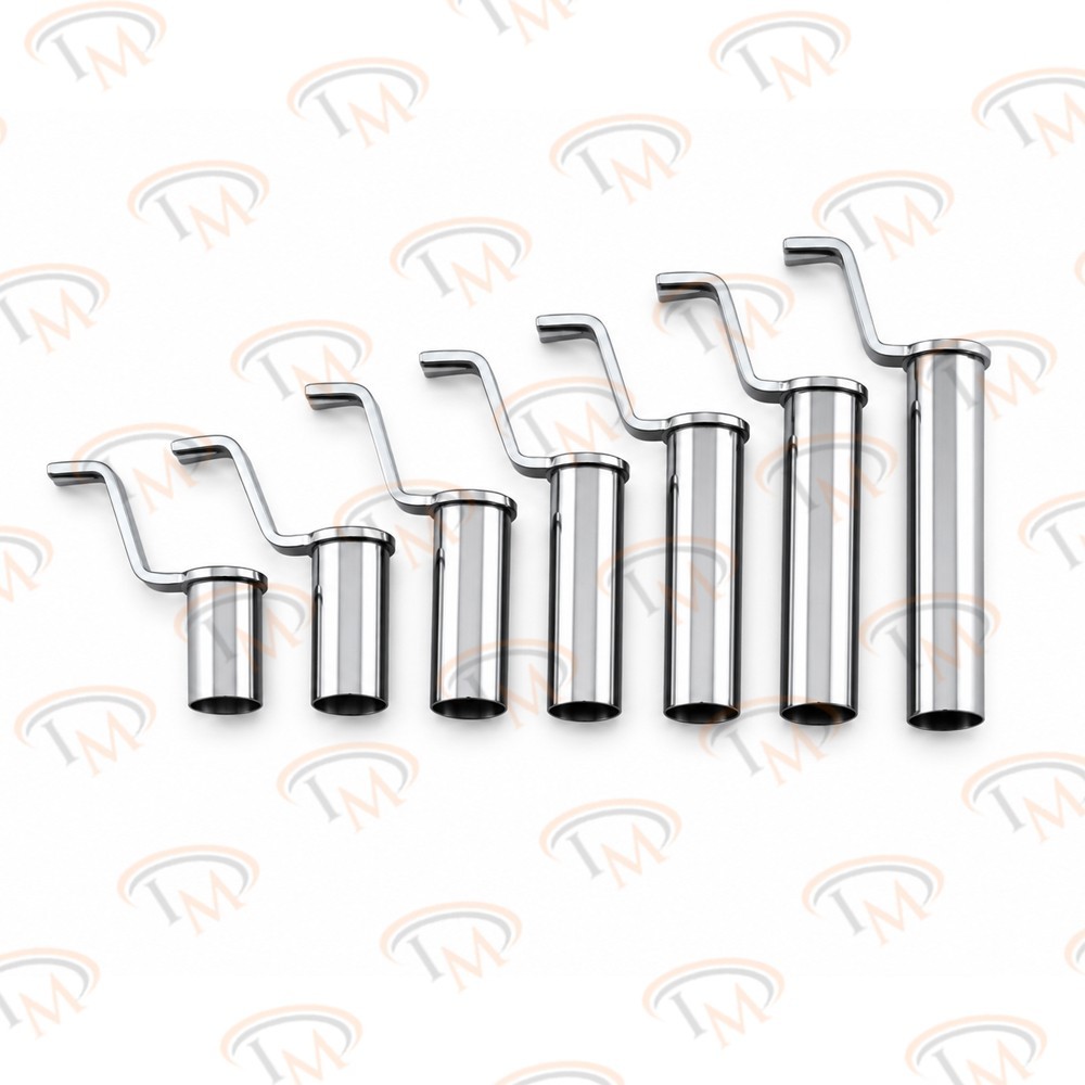 MIS Tubular Retractor Dilators + Neupsy Keys Silver 22-24 mm Surgery Instruments