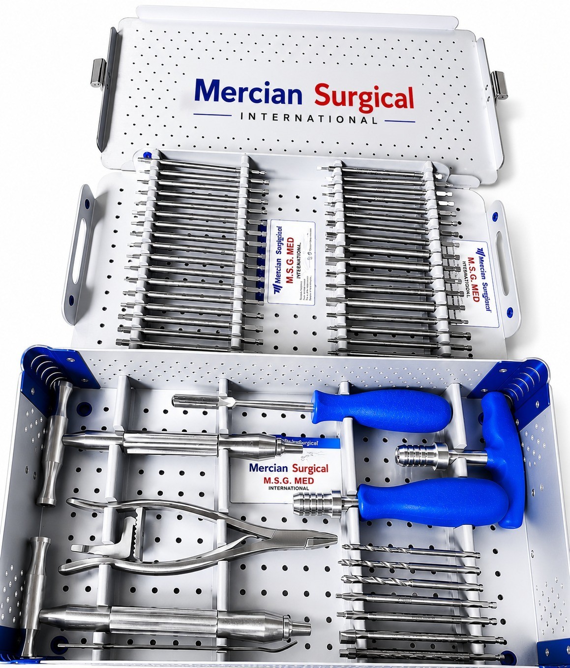 Broken Screw Removal Set 50PCS Orthopedic Instrument Kit Sterilization Case Tray