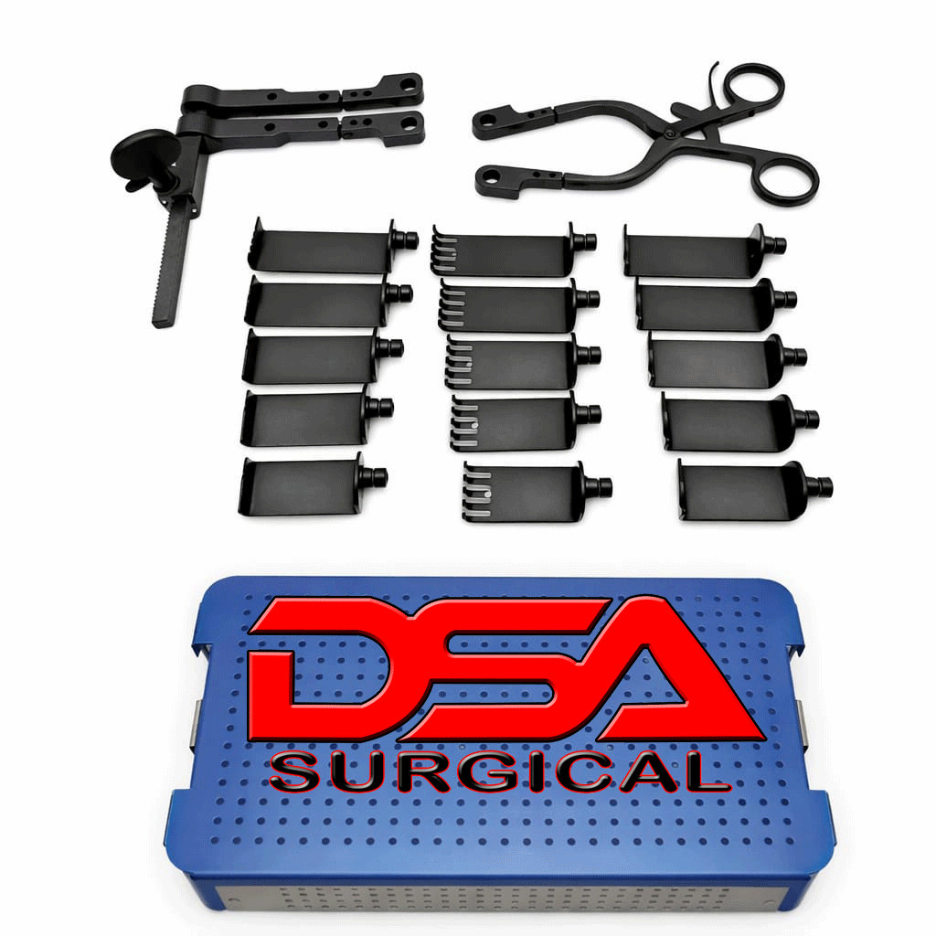 Neuro Spine Caspar Cervical Retractor Surgical Orthopedic Instruments 18 Pcs Set