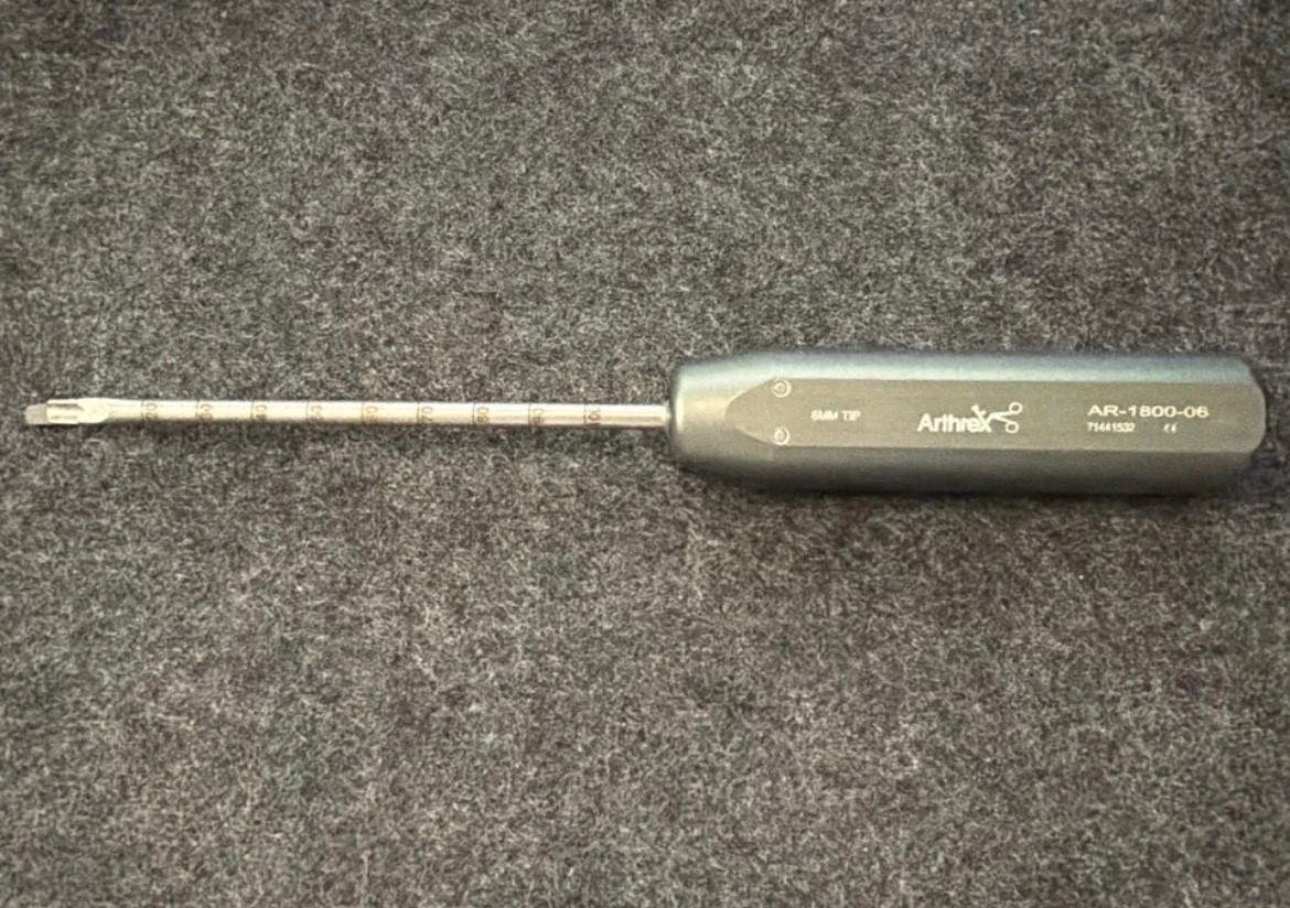 Arthrex AR-1800-06 Orthopedic Screwdriver Instrument Driver 6mm Tip