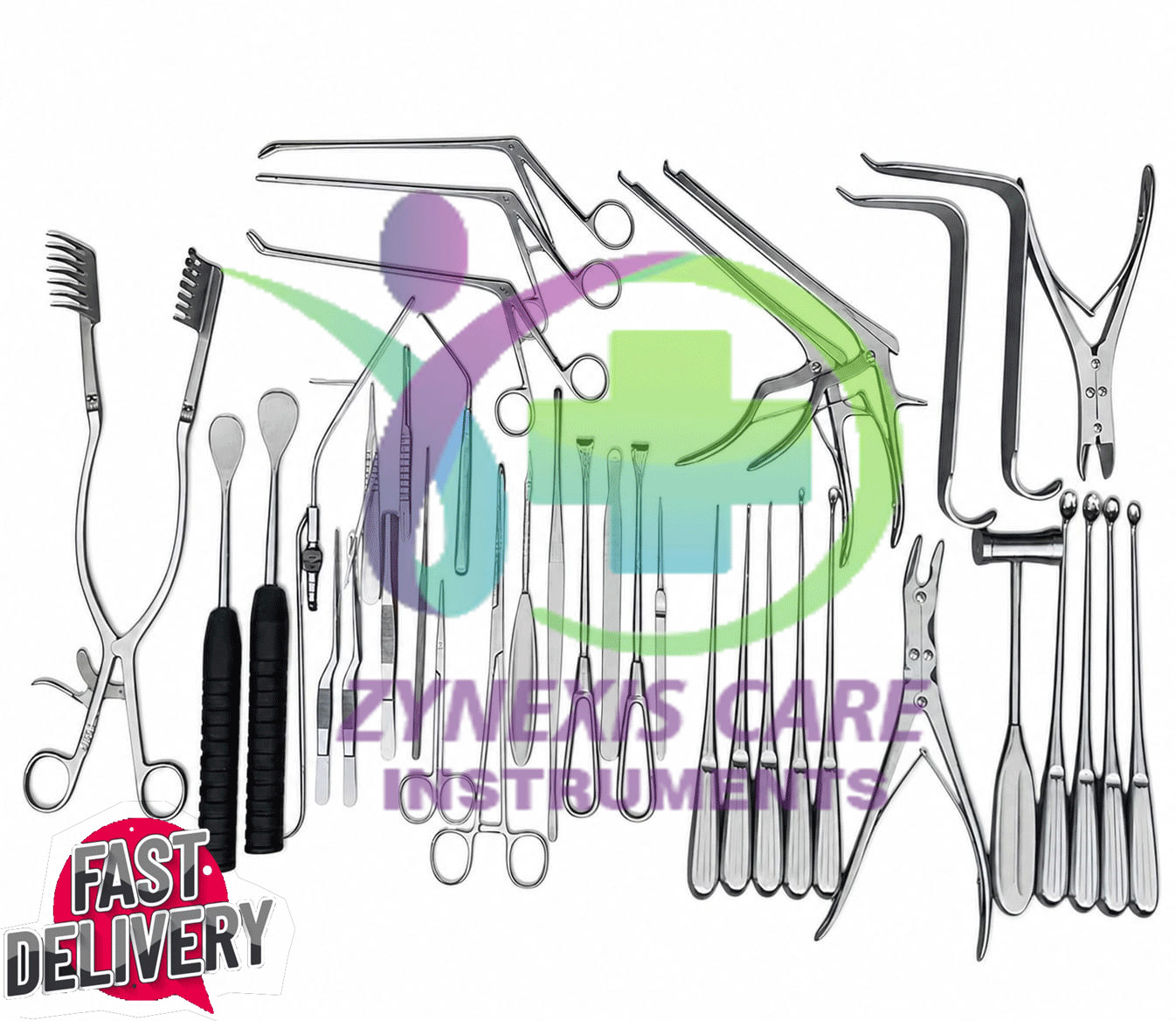 39 Piece Spine Orthopedic Instrument Set Full Laminectom Surgical Kit