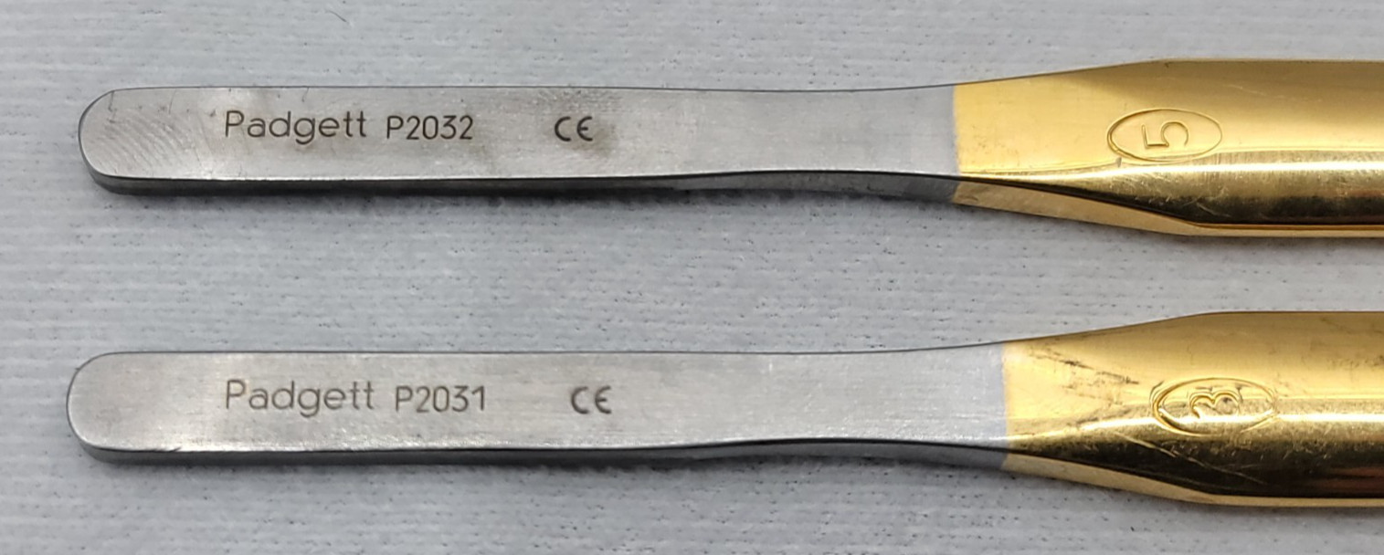 2 Piece Padgett Double Ended Nasal Rasp 8″ P2031 (3,4) P2032 (5,6)