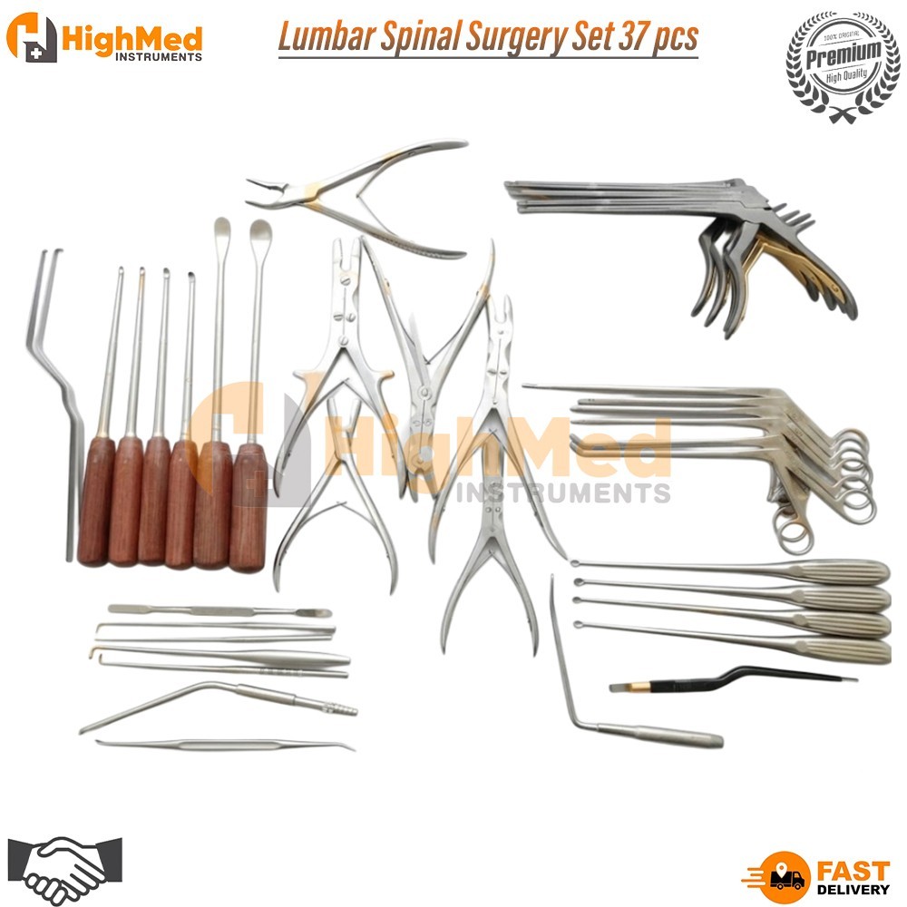 Lumbar Spinal Surgery Set of 37 Pcs, Orthopedic surgical instruments
