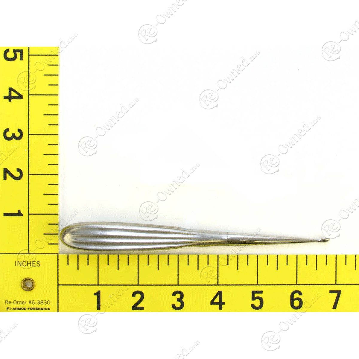 Spratt (Brun) Bone Curette 6-1/2in, Size 1, Oval Cup X:19-710