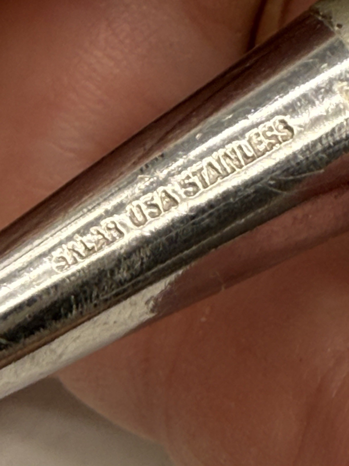 Vintage Stainless Steel Surgical Bone Curette 6.5” Long USA See