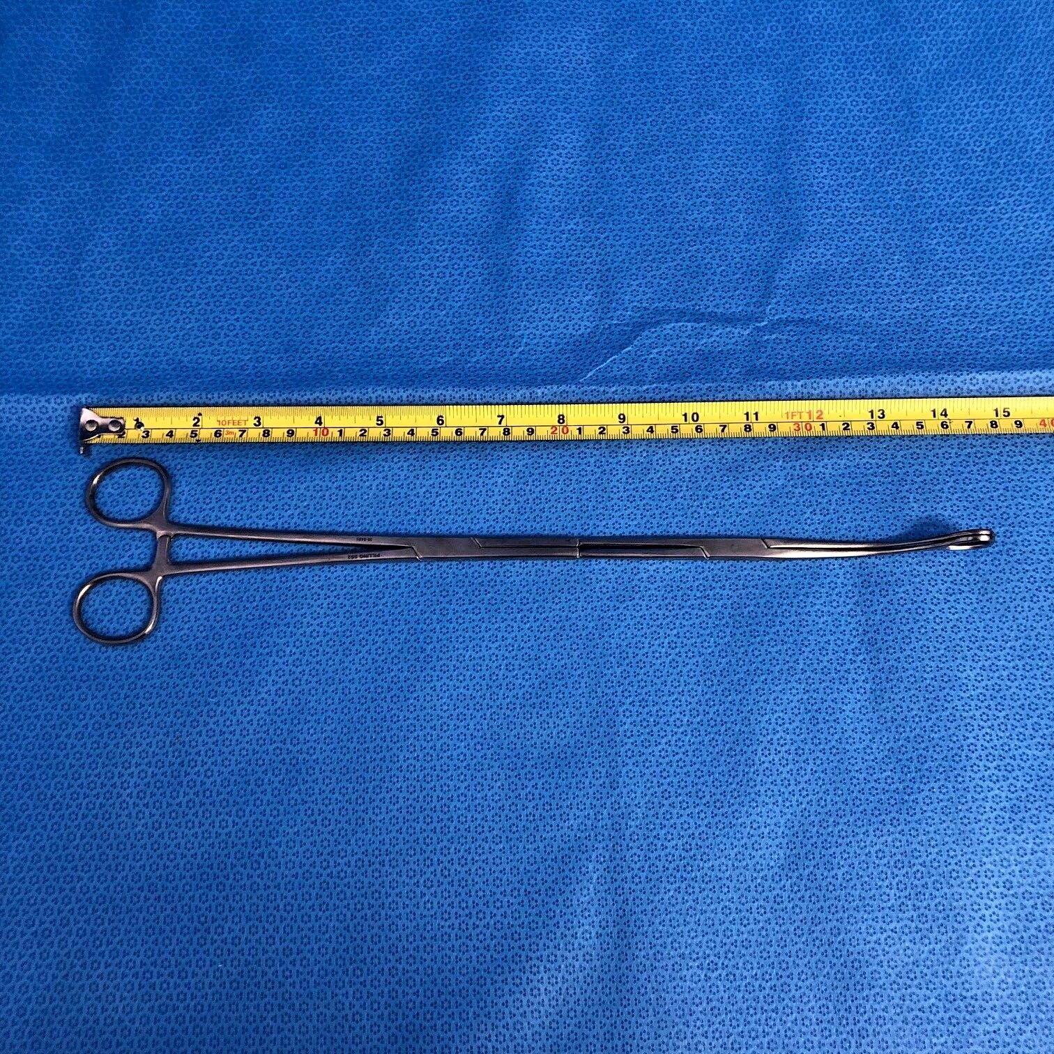 Pilling 35-5493 Hallman Tunneling Curved Serrated 14 5/8″ Forceps