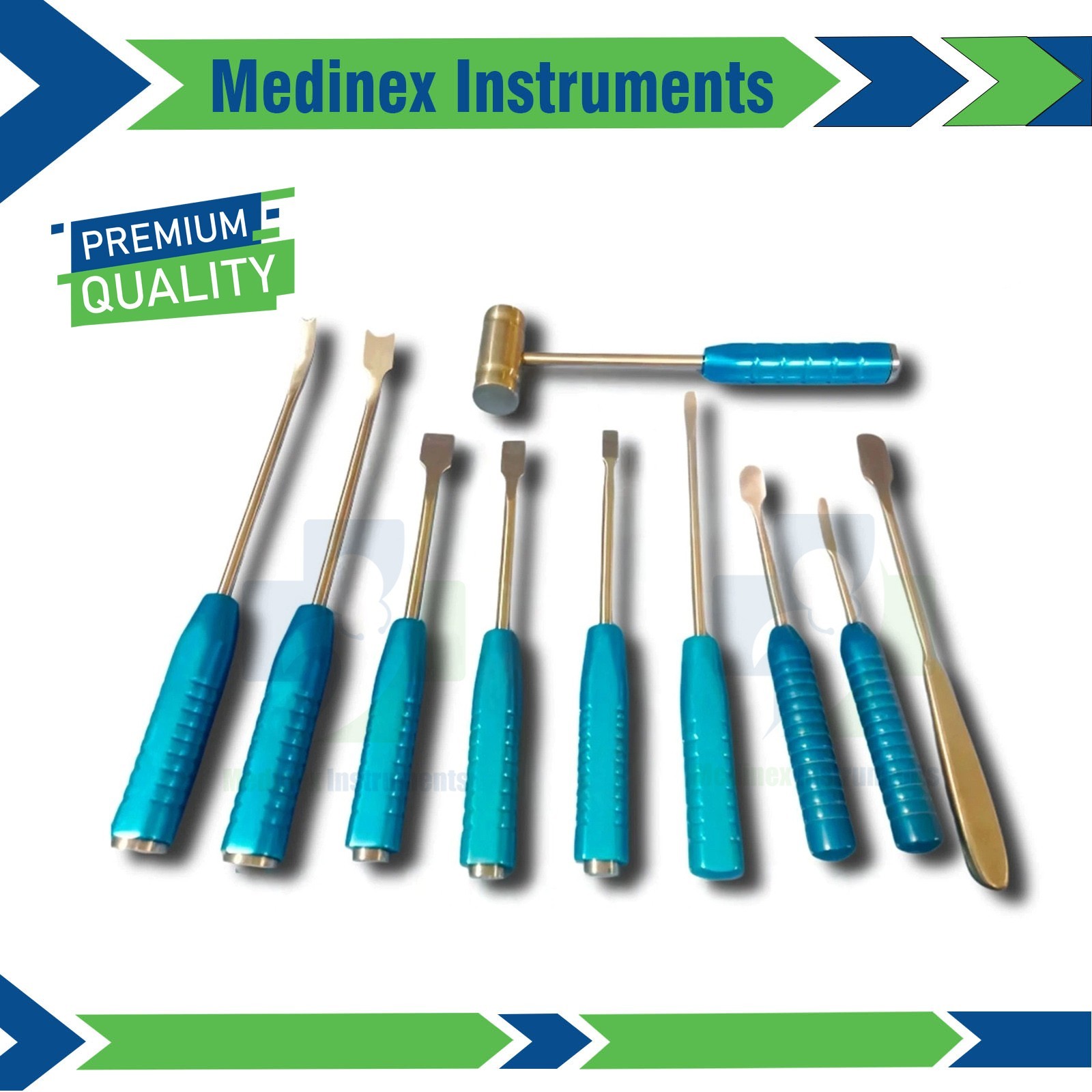 Periacetabular Osteotomy Instruments Set 10 Pcs Orthopedic Surgical Tools