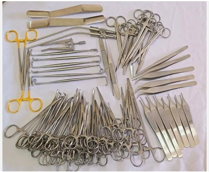 72 Pcs Professional Plastic Surgery Instruments Surgical Cosmetic Medical Kit