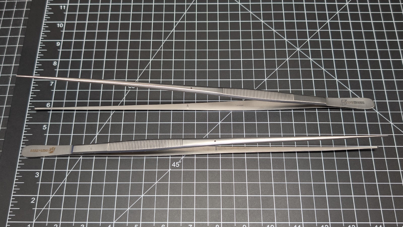 V. Mueller VM21-7727 LARGE 14″ Potts-Smith Dressing Forceps Tweezers 1 x 2 Teeth