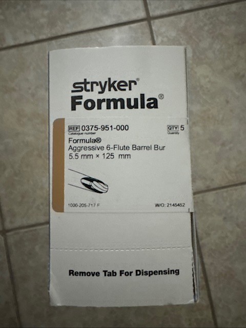 stryker shaver blade